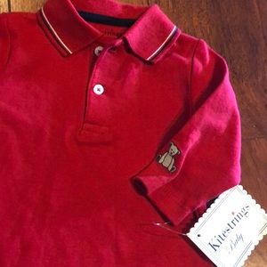 Red Onesie with Collar